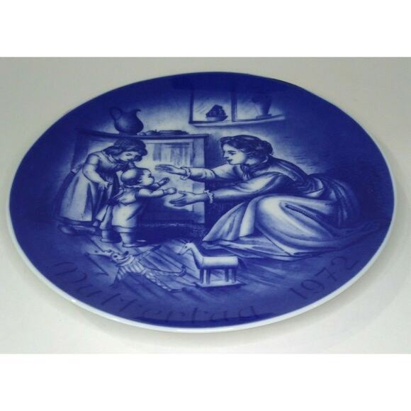 Vintage Mother's Day 1972 Limited Edition Plate Bareuther Waldsassen Germany EUC - Picture 6 of 9